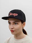 Бейсболка HOOD арт. 100-MWL005-IL011-BKA Chicago VII (черный / красный)